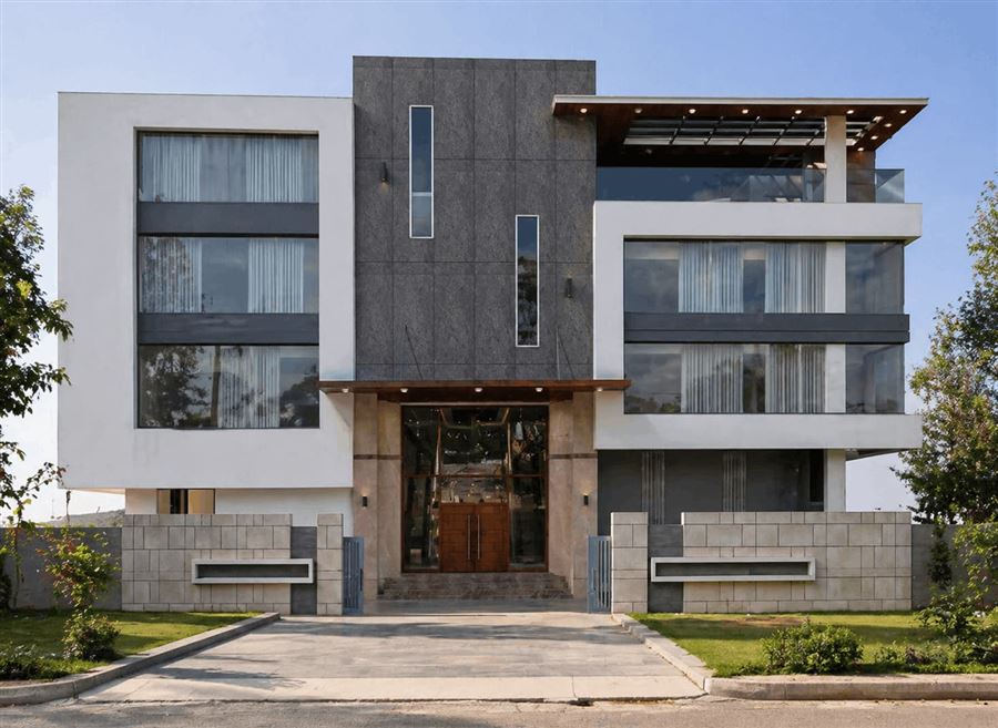 Vinutha Residence — Exterior elevation, Bengaluru